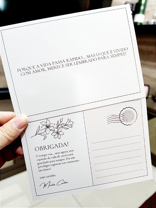 Cartão de Agradecimento