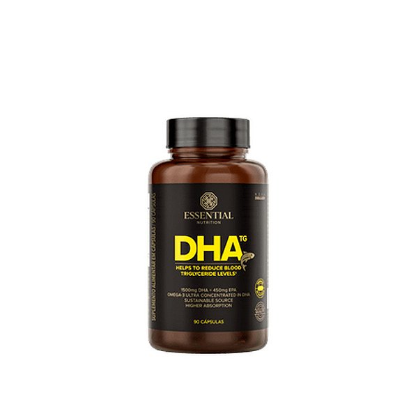 DHA TG 90 Cápsulas 30 Doses Essential Nutrition