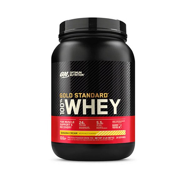 Whey Gold Standard Banana 2,00 Lbs (907g) Optimum Nutrition
