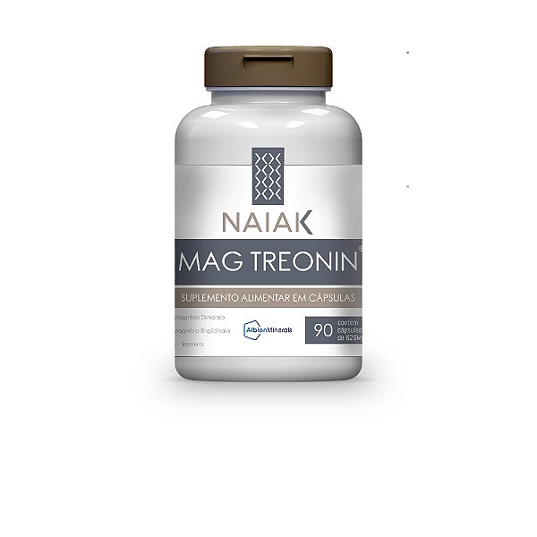 Magnésio Treonin 90 Cápsulas Naiak