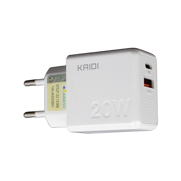 Carregador AC Adaptável c/ Cabo USB p/ Micro USB (KD670S)