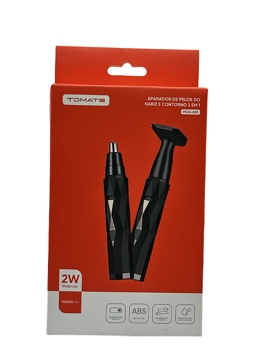 Aparador de Pelos do Nariz e Contorno 2 em 1 MAG-029