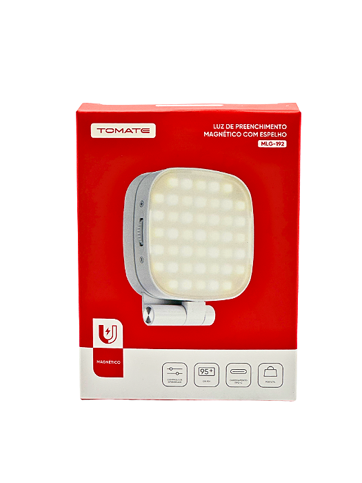 Luz de Preenchimento Magnética com Espelho MLG-192