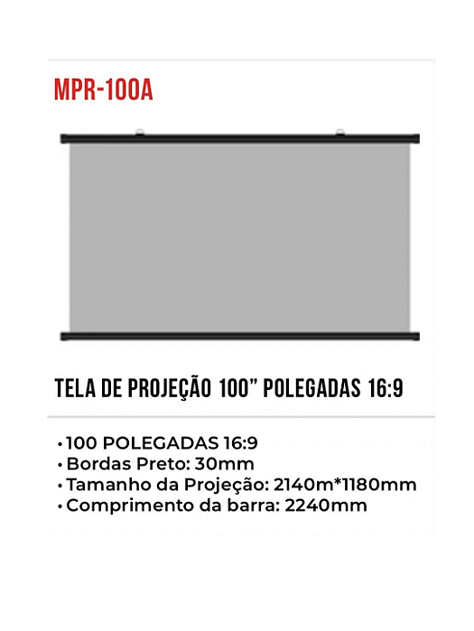 Tela de Projeção MPR-100A