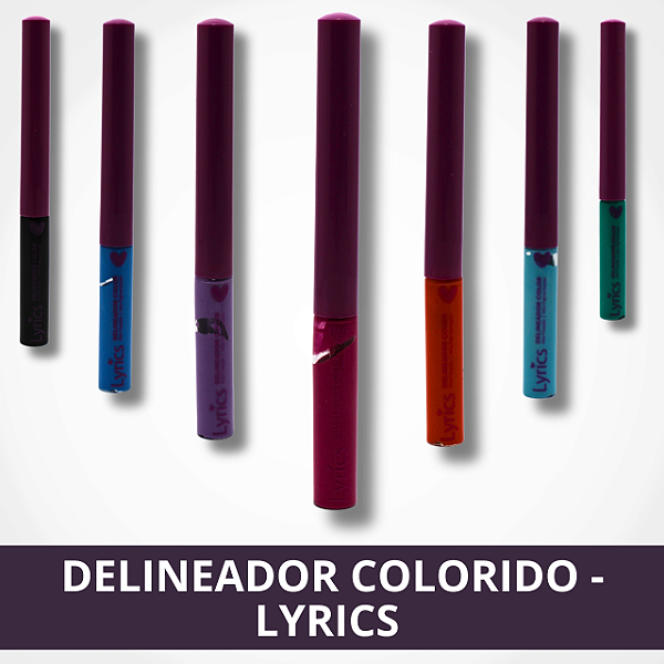 Delineador Colorido - Lyrics