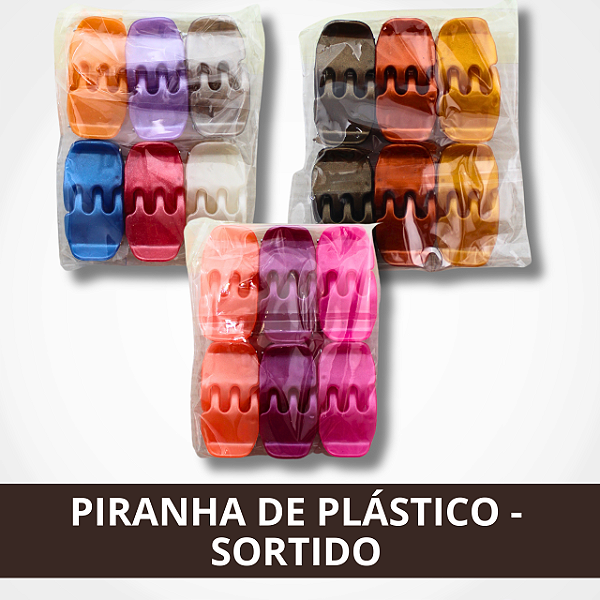 Piranha de Plástico - Tamanho Pequeno - Sortido