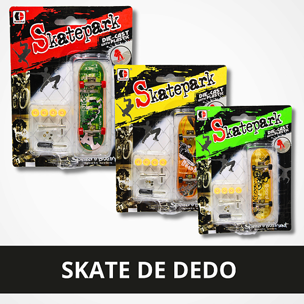 Skate de Dedo Skate Park Infantil Colorido