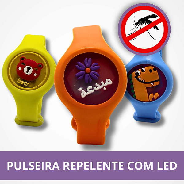 Pulseira Repelente com Led