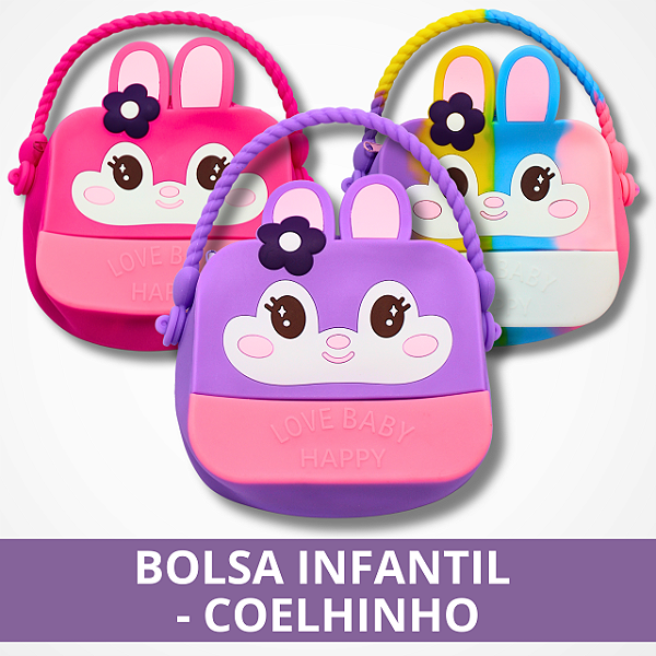 Bolsa Infantil - Coelhinho - Silicone