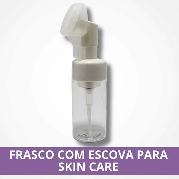 Frasco com Escova para Skin Care