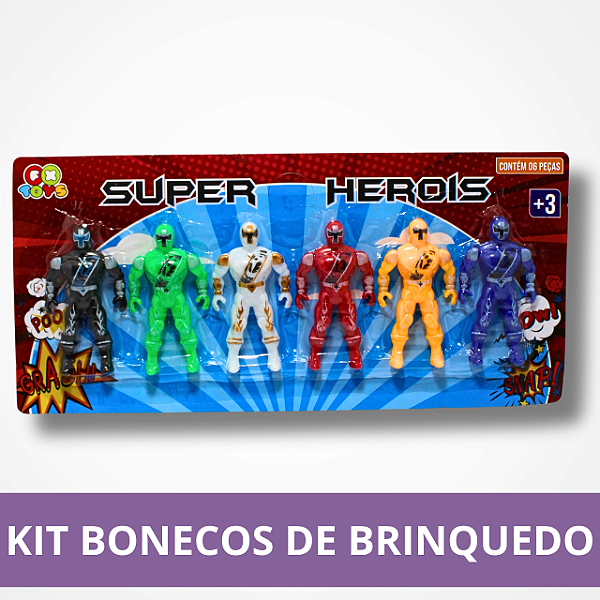 Kit Bonecos de Brinquedo
