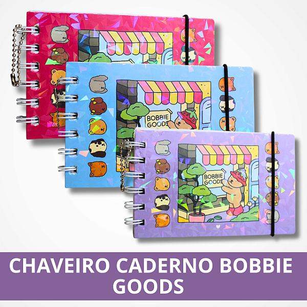 Chaveiro Caderno Bobbie Goods