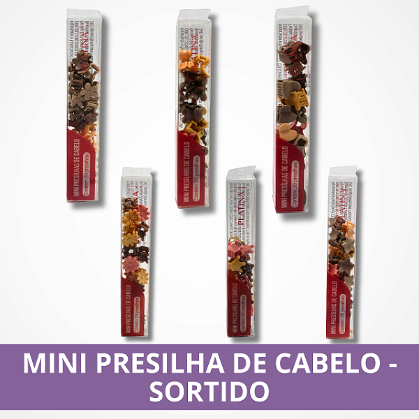 Mini Presilha de Cabelo - Sortido