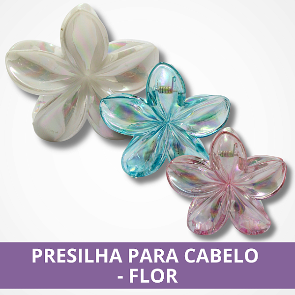 Presilha de Cabelo - Flor