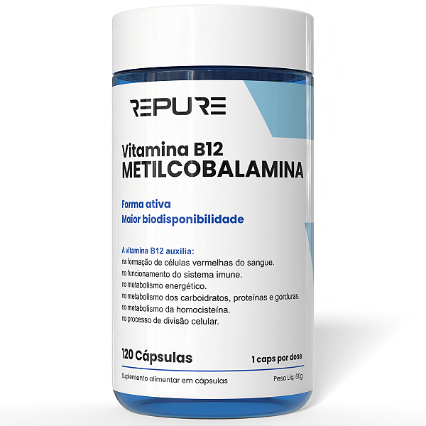 Metilcobalamina (Vitamina B12) - 120 Cápsulas