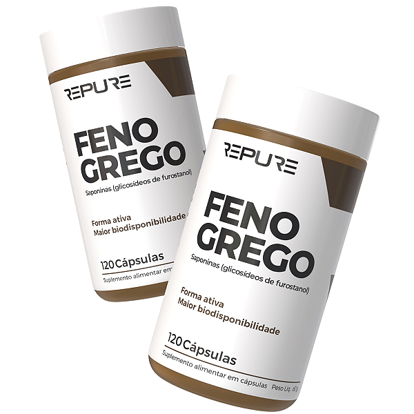 Feno Grego Puro 450mg - 120 Cápsulas