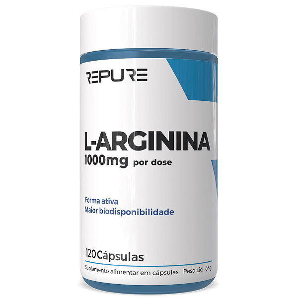 L-Arginina 1000mg - 120 Cápsulas