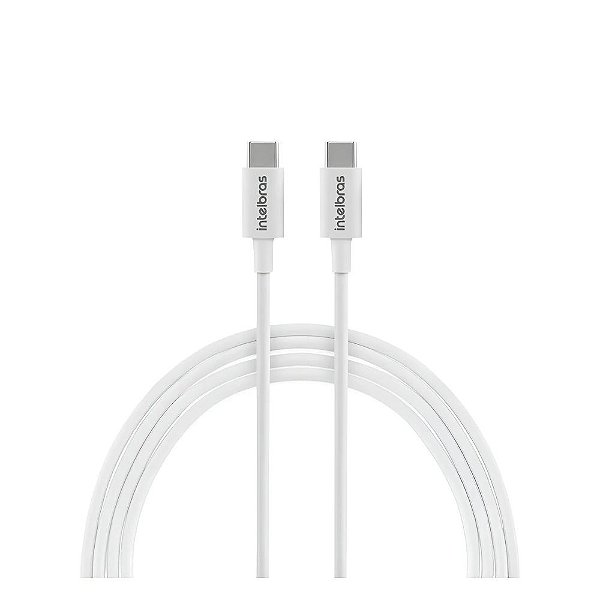 Cabo Usb-C para Usb-C 1,2m em Pvc Branco EUCC 15PB Intelbras
