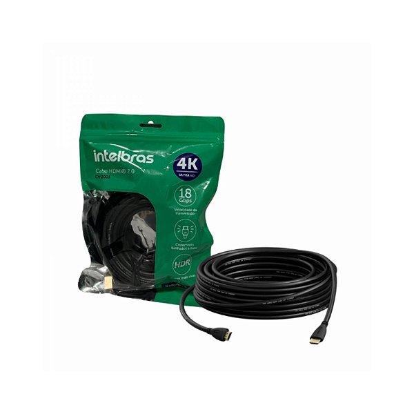 Cabo Hdmi 5 Metros Intelbras Ch2005 2.0 4k