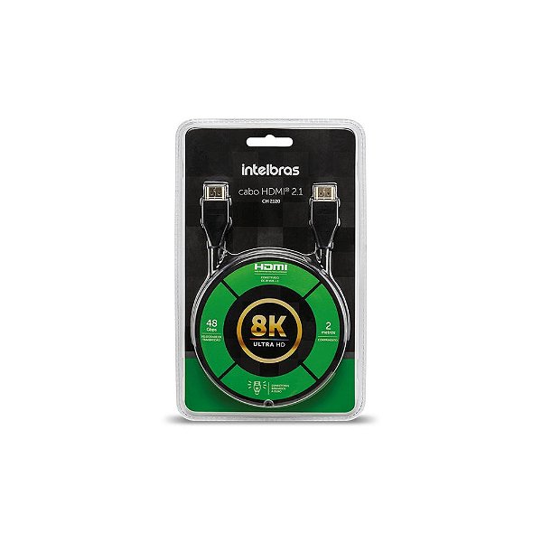 Cabo Hdmi 2 Metros Intelbras Ch2120 2.0 8k
