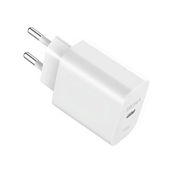Carregador Usb-C 20w Power Branco GAR152-EU 1HORA