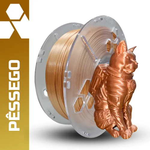 Filamento Triade 3D PLA Silk Pessego 1kg