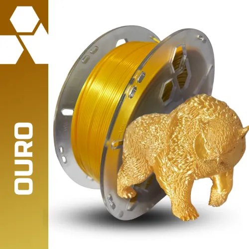 Filamento Triade 3D PLA Silk Dourado 1kg