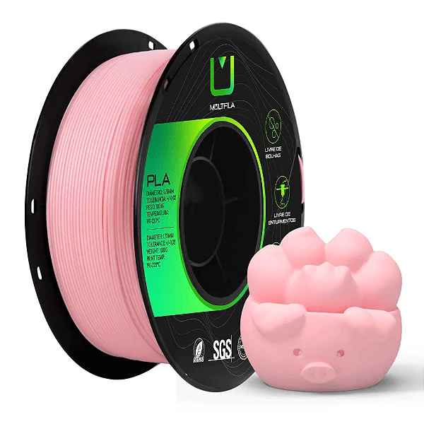 Filamento Multfila PLA Rosa Claro 1kg