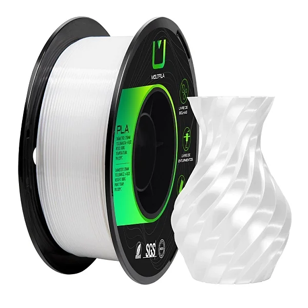 Filamento Multfila PLA Silk Branco 1kg