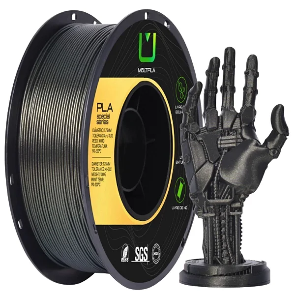 Filamento Multfila PLA Galaxy Dourado 1kg