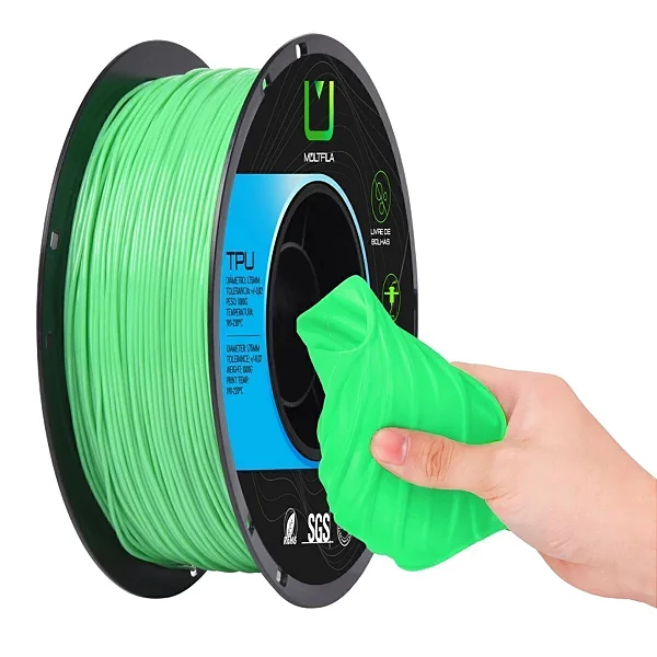 Filamento Multfila TPU 95A  Verde  1kg