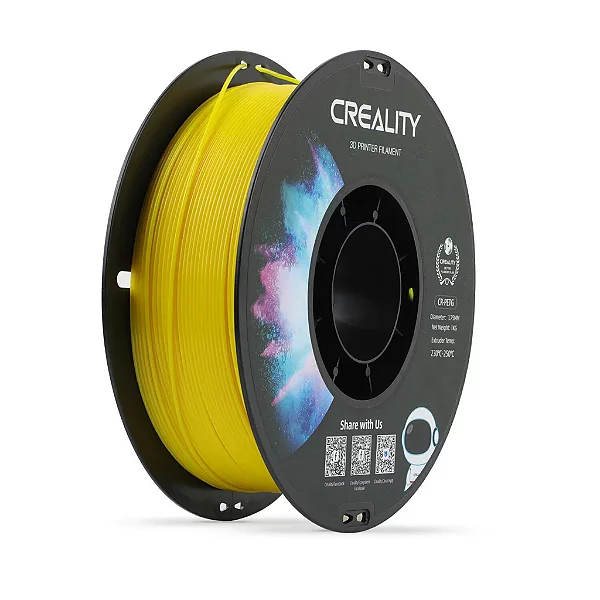 Filamento Creality PETG CR Amarelo 1kg