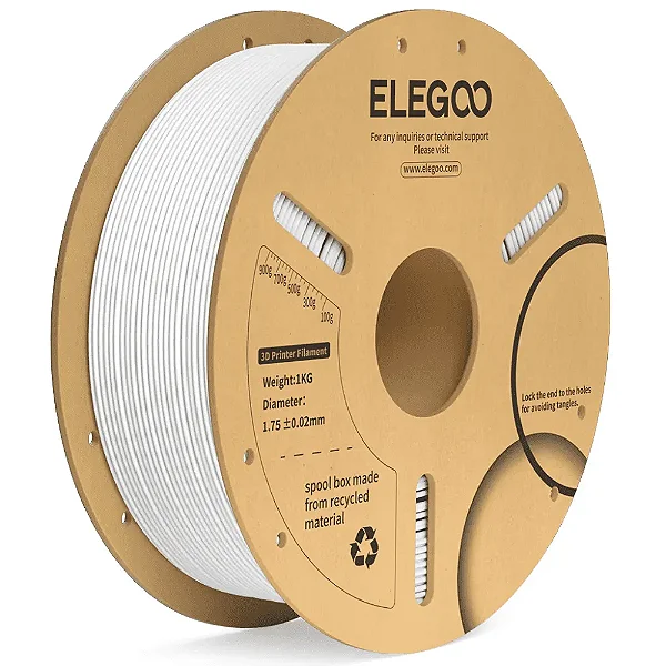 Filamento Elegoo PLA  Branco 1kg