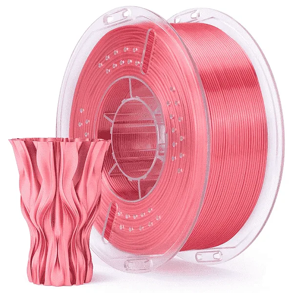 Filamento Elegoo PLA Silk Rosa Coral 1kg