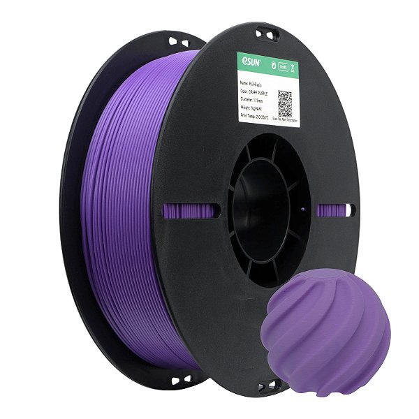 Filamento Esun PLA Basic Roxo Uva 1kg