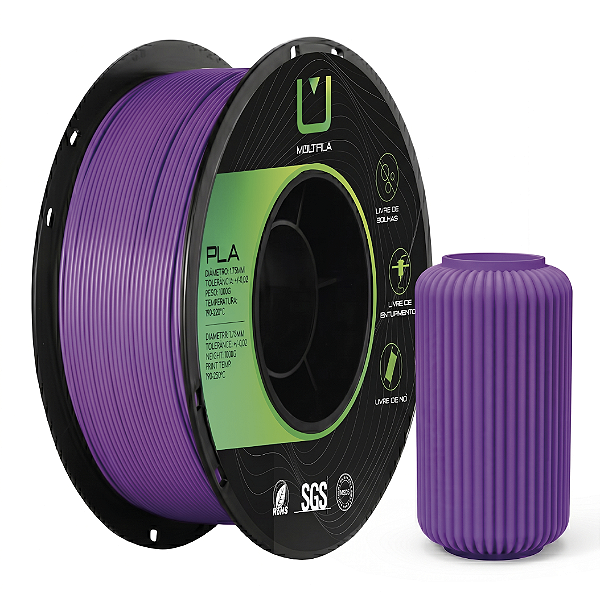 Filamento Multfila PLA Matte Roxo Iris 1kg