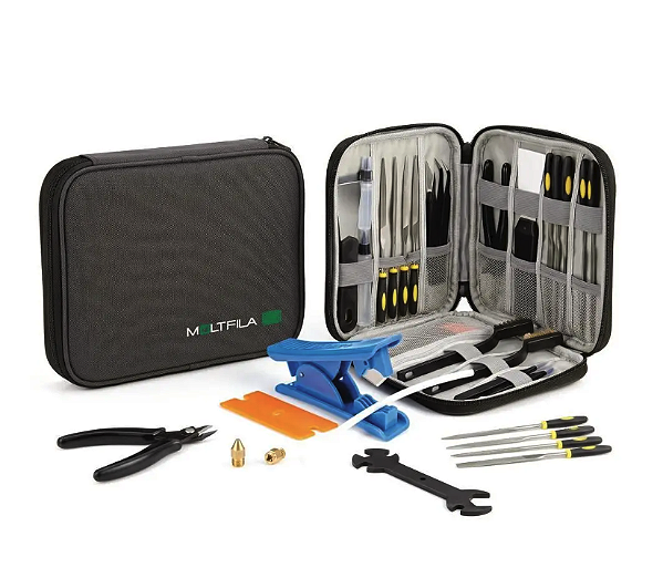 KIT DE FERRAMENTAS 35 EM 1 PARA IMPRESSAO 3D C/ BOLSA ORGANIZADORA