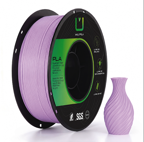 Filamento Multfila PLA Lavanda 1kg