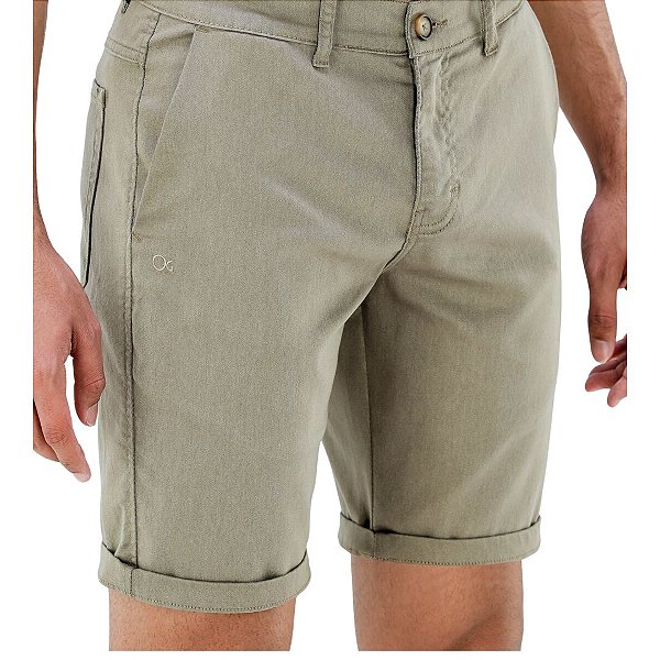 Bermuda Ogochi Essencial Color - Marrom