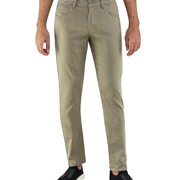 Calça Essencial Slim Color - Marrom