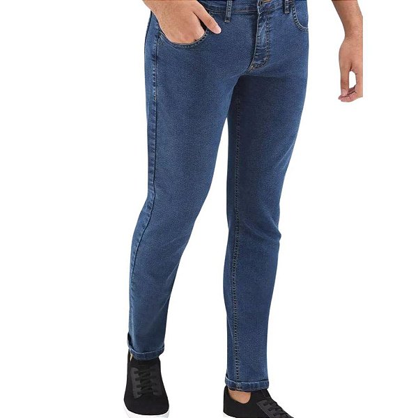 Calça Jeans Ogochi Essencial Slim Masculina 2511020-7002