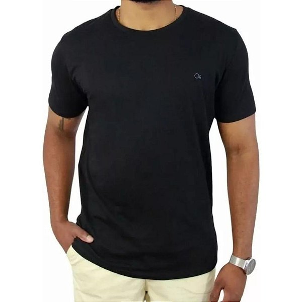 Camiseta Ogochi Essencial Slim Masculina Preta