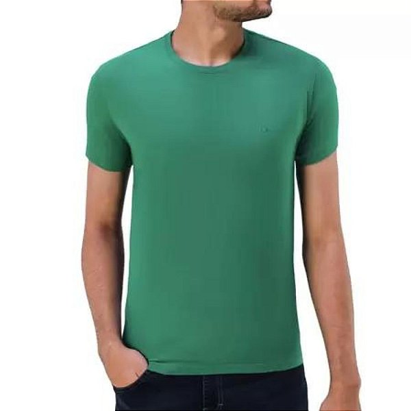 Camiseta Ogochi Essencial Slim Masculina Verde