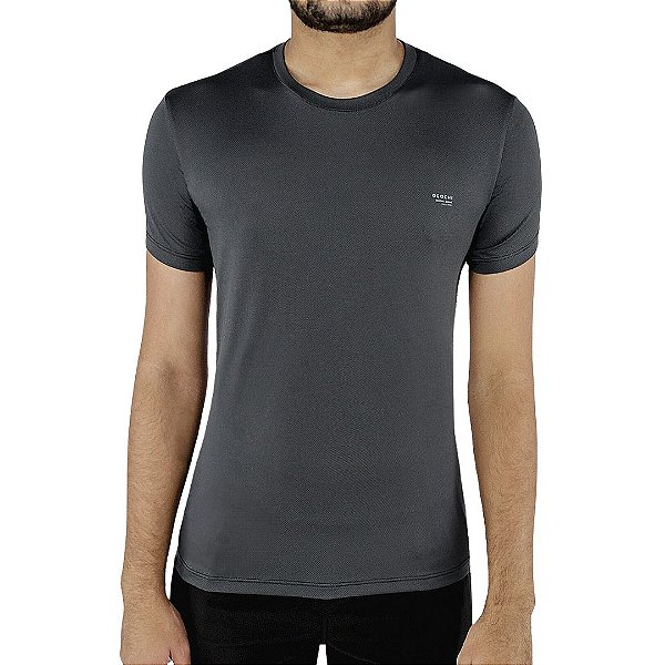 Camiseta M/C Sport Slim Ogochi - Chumbo
