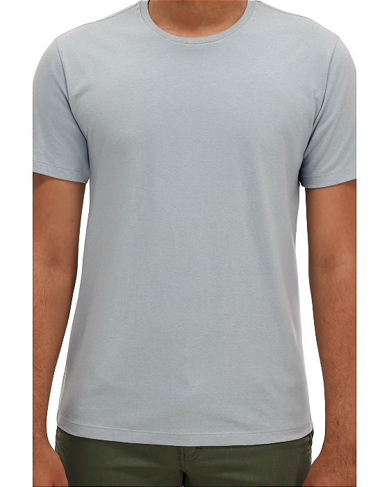 Camiseta Ogochi Essencial Slim Masculina M/C Azul Céu