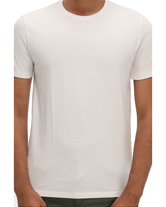 Camiseta Ogochi Essencial Slim Masculina M/C Branco
