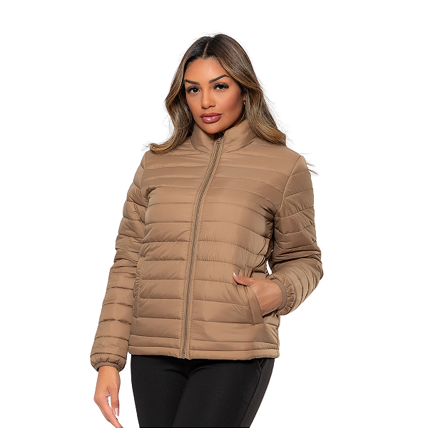 Jaqueta Puffer Feminina Crocker Poliamida Inverno Gominhos