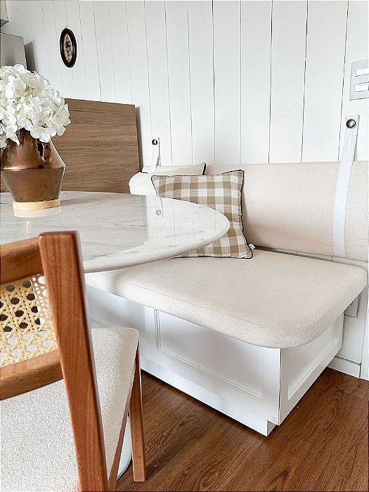 Banco Provençal 120cm (largura) X 60cm (prof) X 45cm (alt do assento)