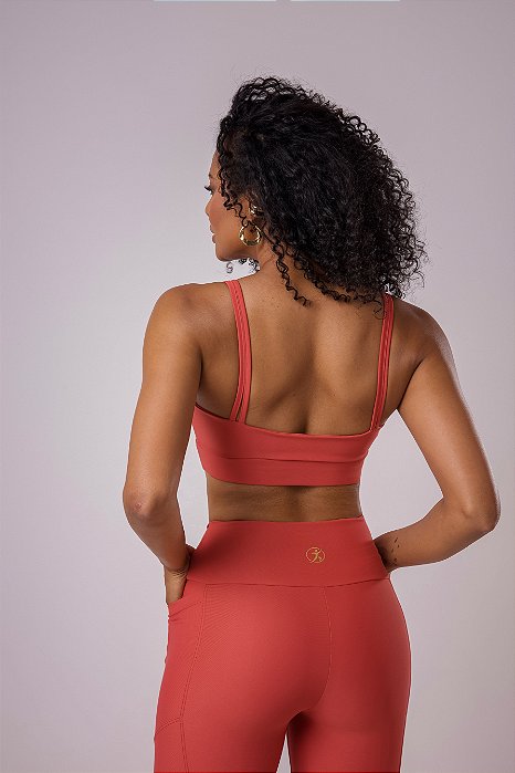 CONJUNTO FITNESS AMSTERDÃ HYPER SOFT - TOP COM BOJO E CALÇA CÓS ALTO