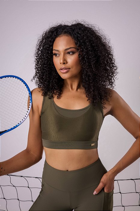 CONJUNTO FITNESS ITÁLIA KAPANNA - TOP COM BOJO E CALÇA CÓS ALTO